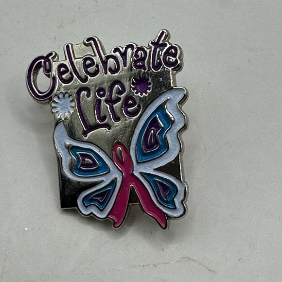 Celebrate Life Butterfly Pin Positive Promotions - Picture 1 of 4
